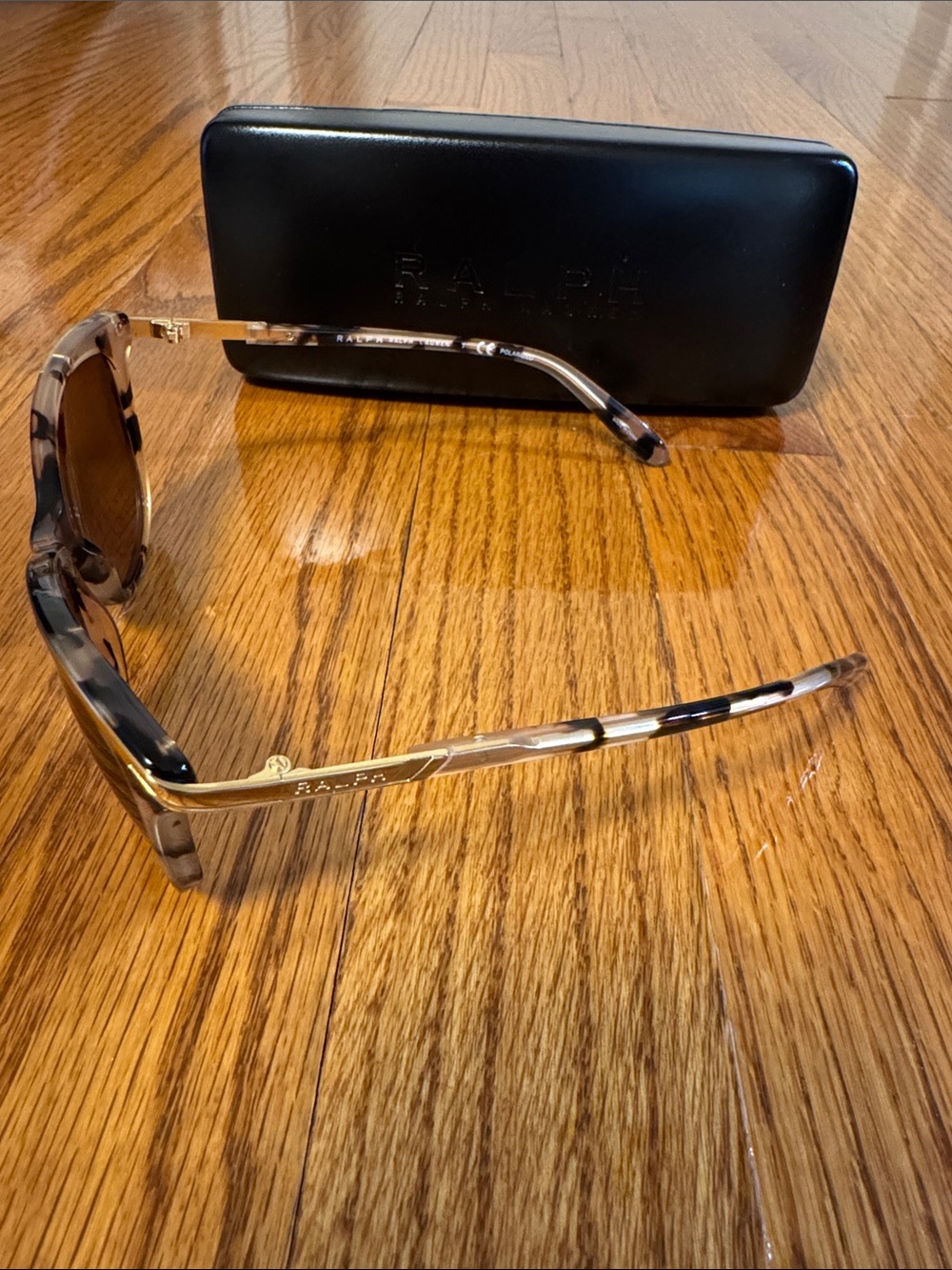 Ralph Lauren Translucent Frame Sunglasses with Dark Lenses - Picture 2 of 2